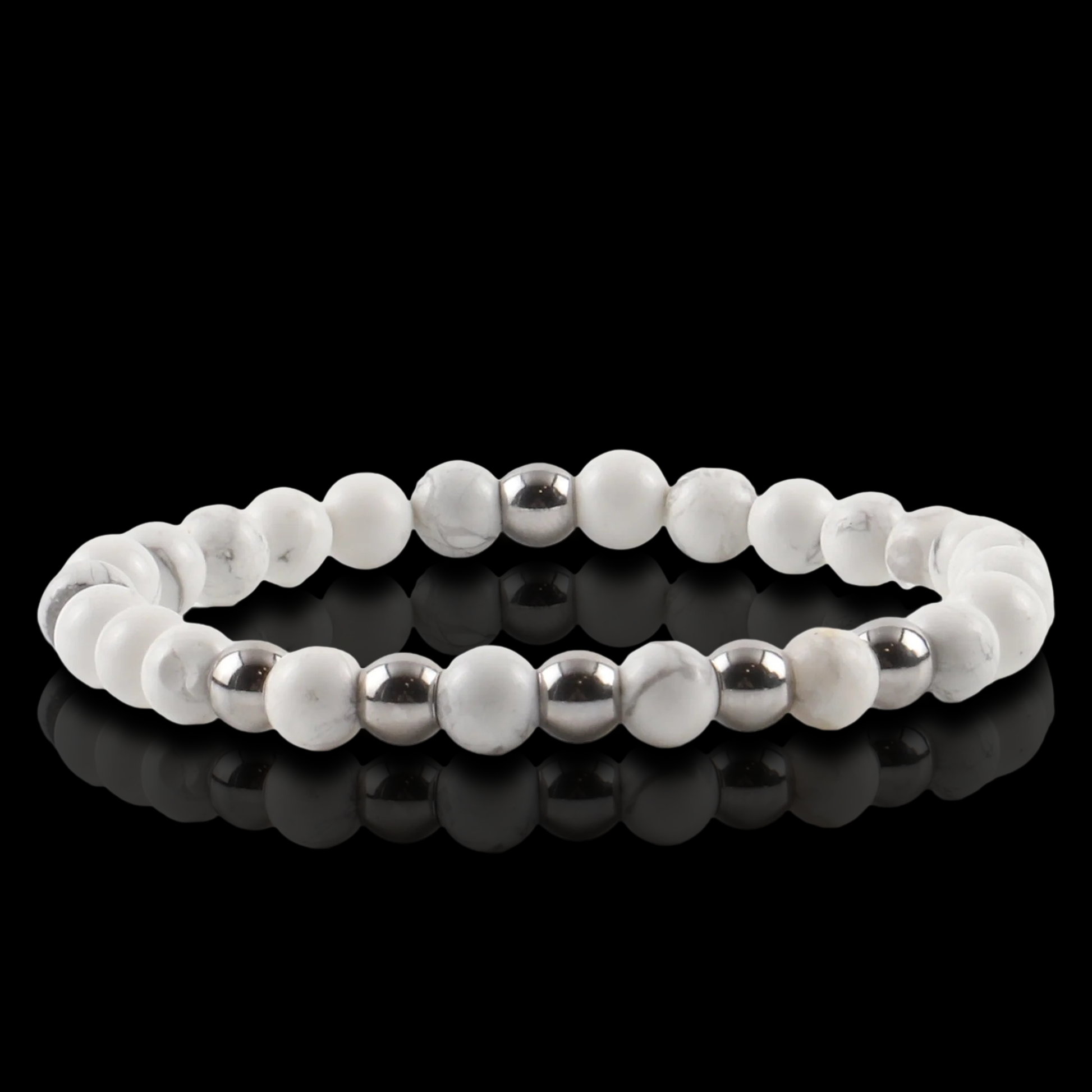 Howlite Bracelet (6mm)