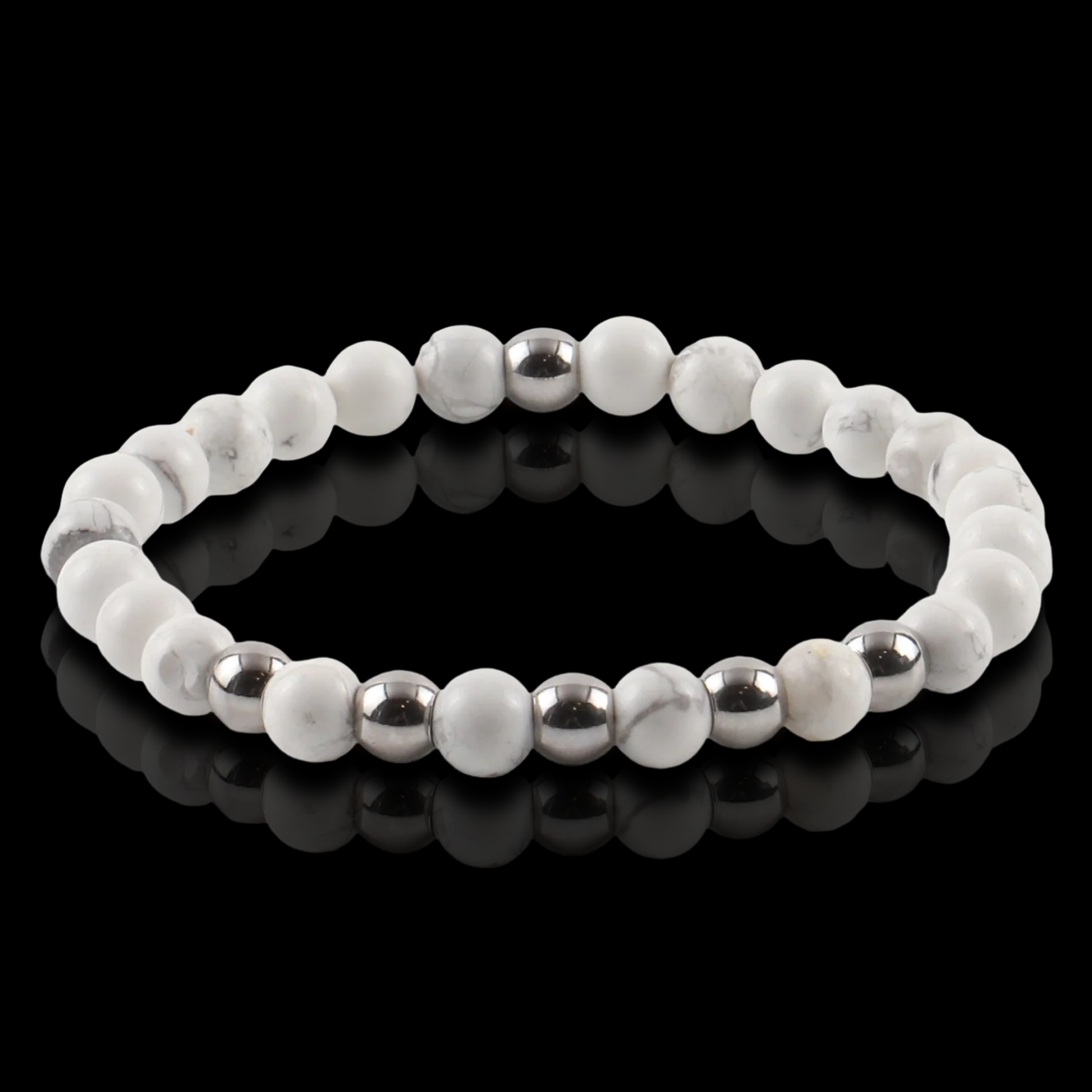 Howlite Bracelet (6mm)