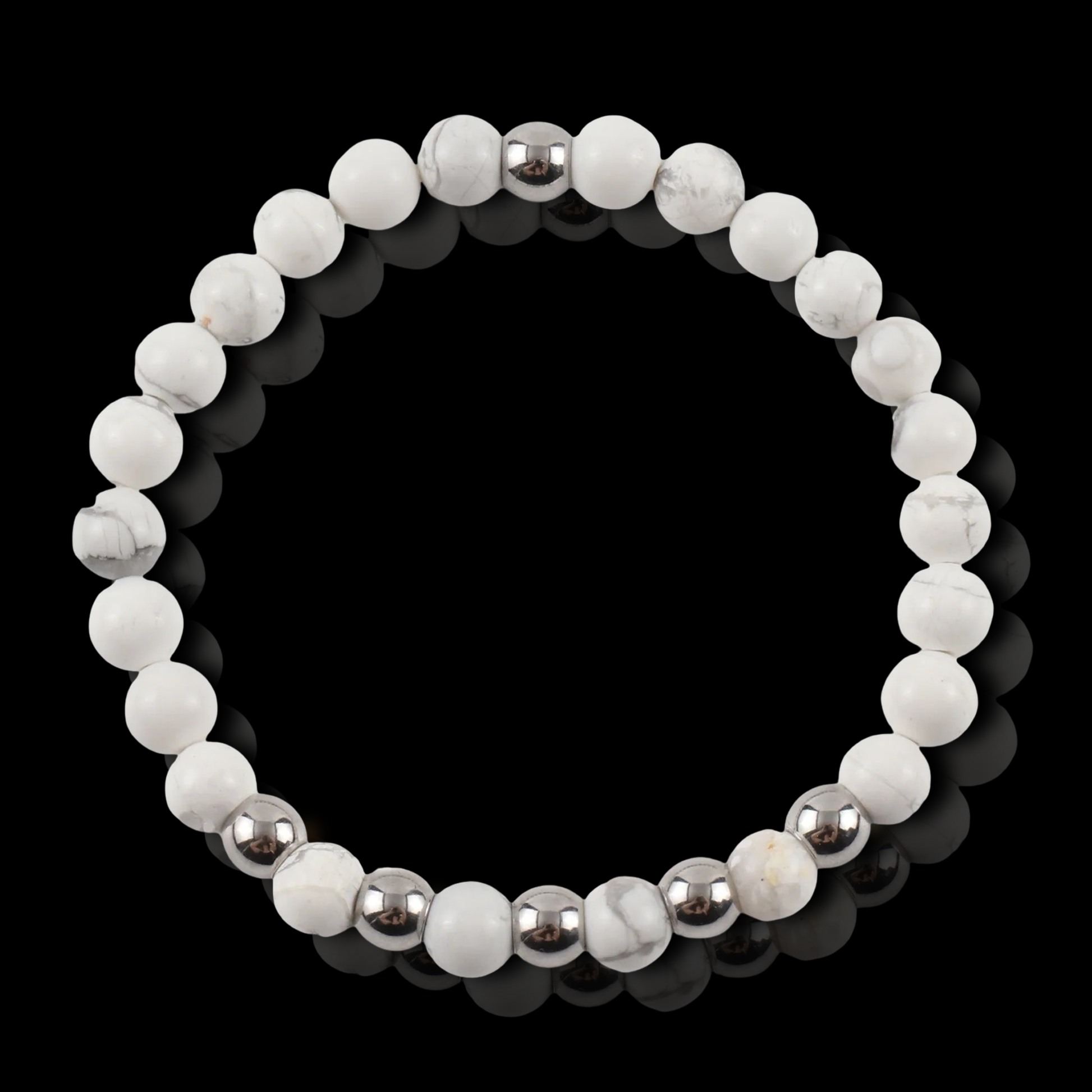 Howlite Bracelet (6mm)